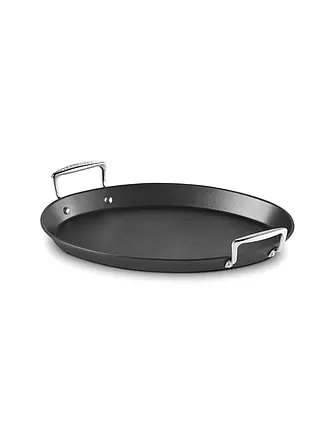 LE CREUSET | Aluminium-Antihaft ovale Pfanne 40cm/2l Schwarz | 